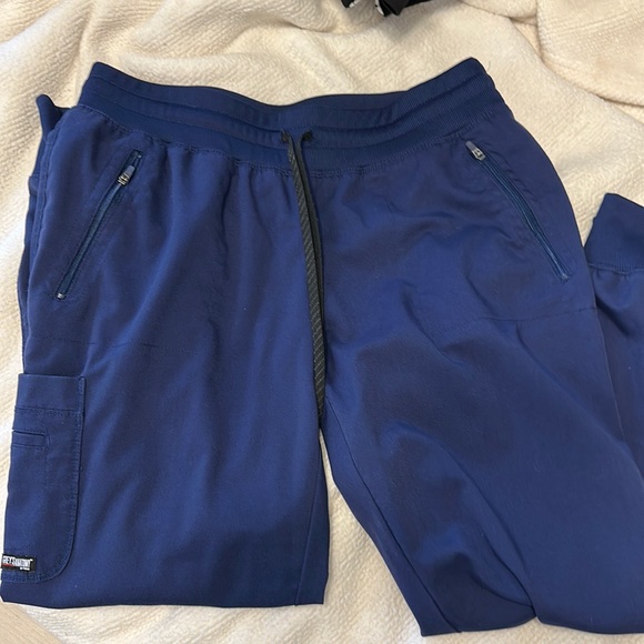 Greys Anatomy Spandex Stretch Navy Joggers - Picture 1 of 4